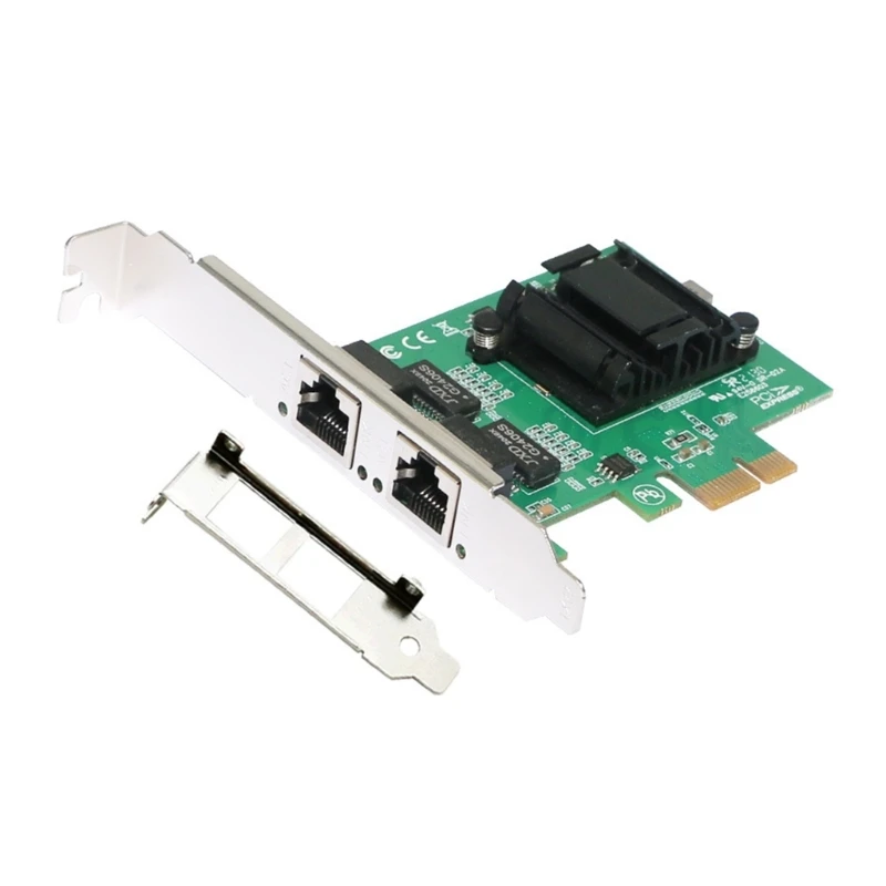 T8WC 2.5Gb High Speed PCIe X4 Gigabit- Dual Port Server  2xRJ45 Port Lan Adapter Card 10/100/1000M Ethernet Controller