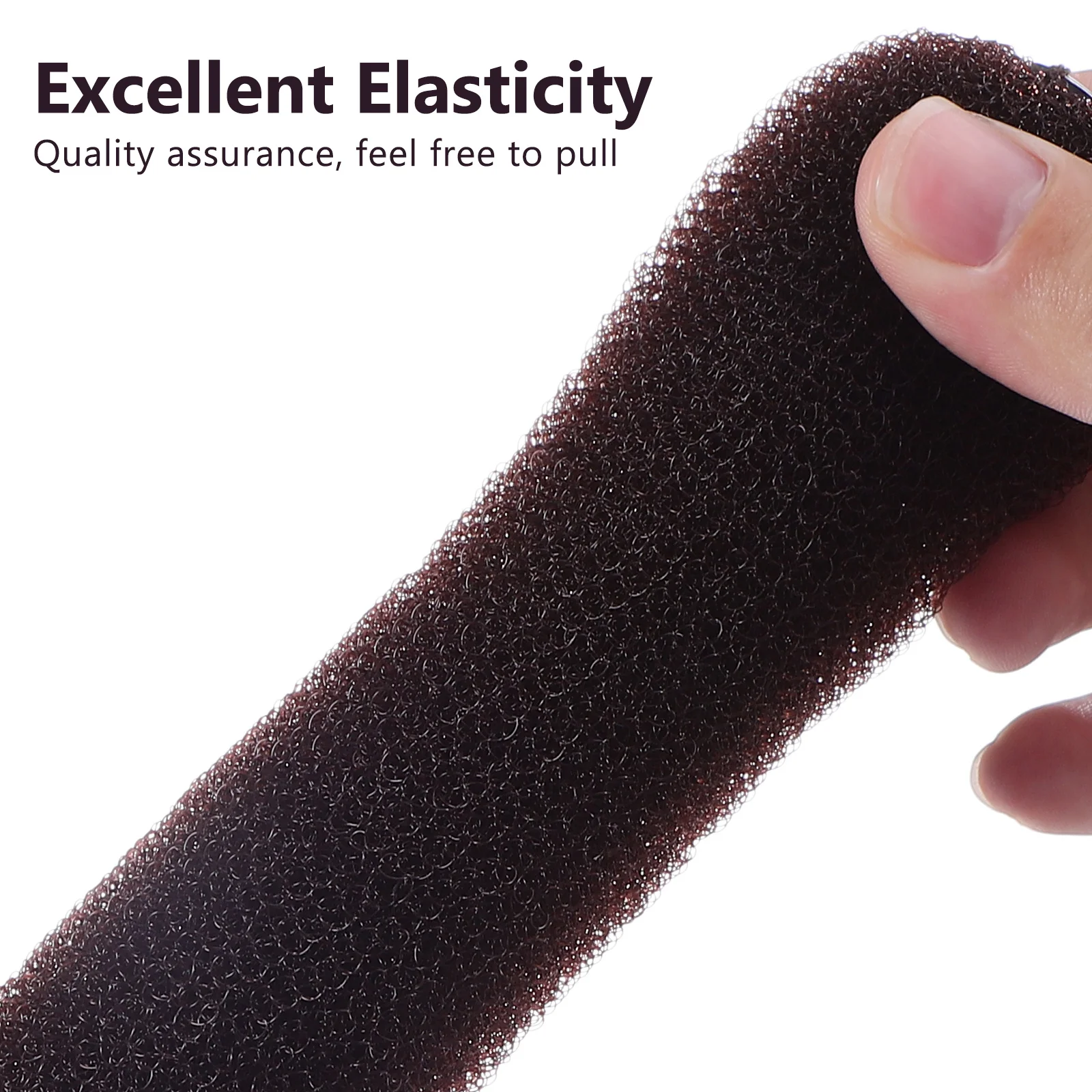 

3pcs Nylon Hair Curler Roller For Women Girls Diy Bun Maker Styling Tool Copper Buckle Fast Hair Updo Accessory