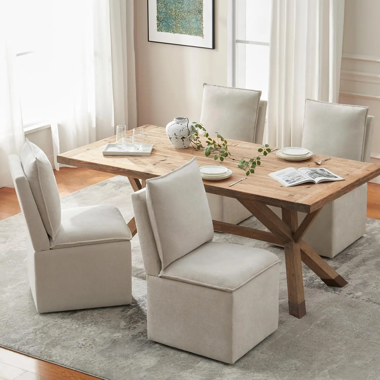 #32 Low Price Upholstered Dining Chairs Deals