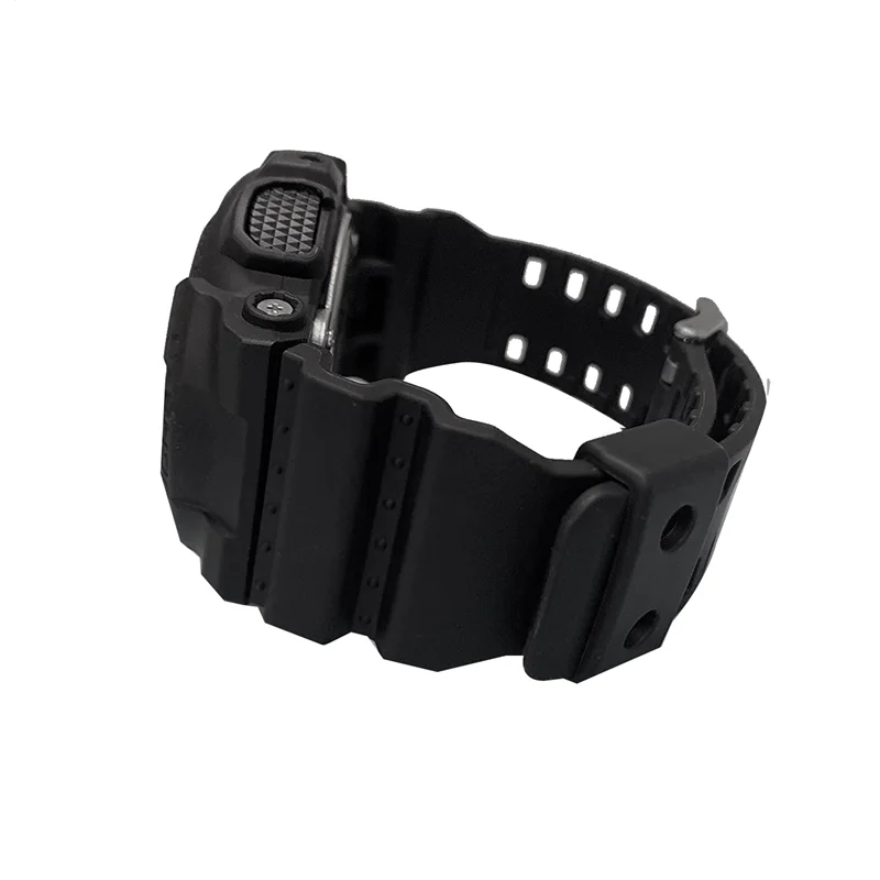 

IDUD 4X Natural Resin Replacement Watch Band Strap , For G-Shock GD120/GA-100/GA-110/GA-100C(Black)