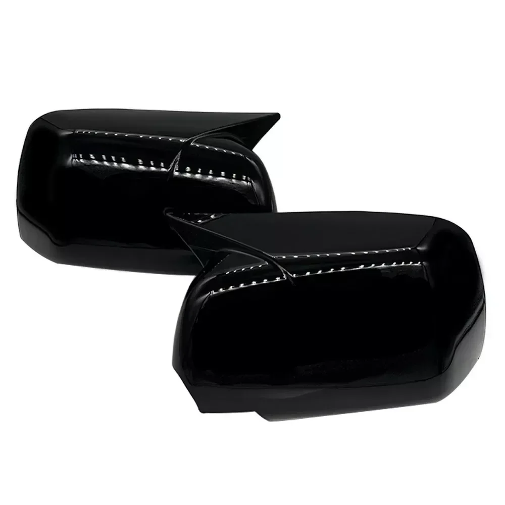 ZF-F 2 uds para BMW X5 E53 1999-2006 sin agujeros  luz cubierta  espejo retrovisor lateral tapa  ala puerta Exterior vista embel