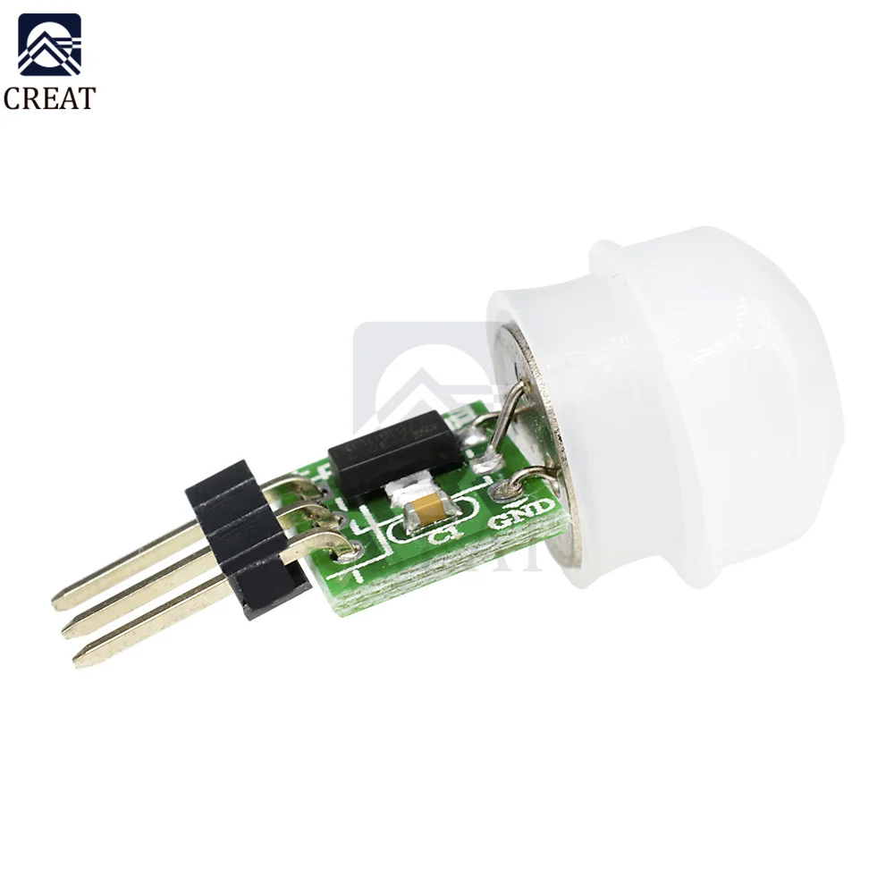 10PCS Pyroelectric Infrared PIR Motion Human Sensor Mini IR Automatic Detector Module AM312 Sensor Board