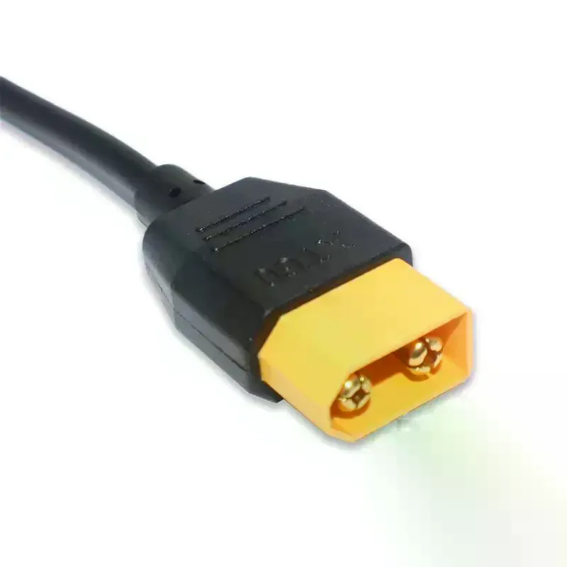 XT60 to DC Male Power Adapter Cable Heat Resistant PVC Jacket Stable Output for FPV Drone Lipo Battery Charging Use