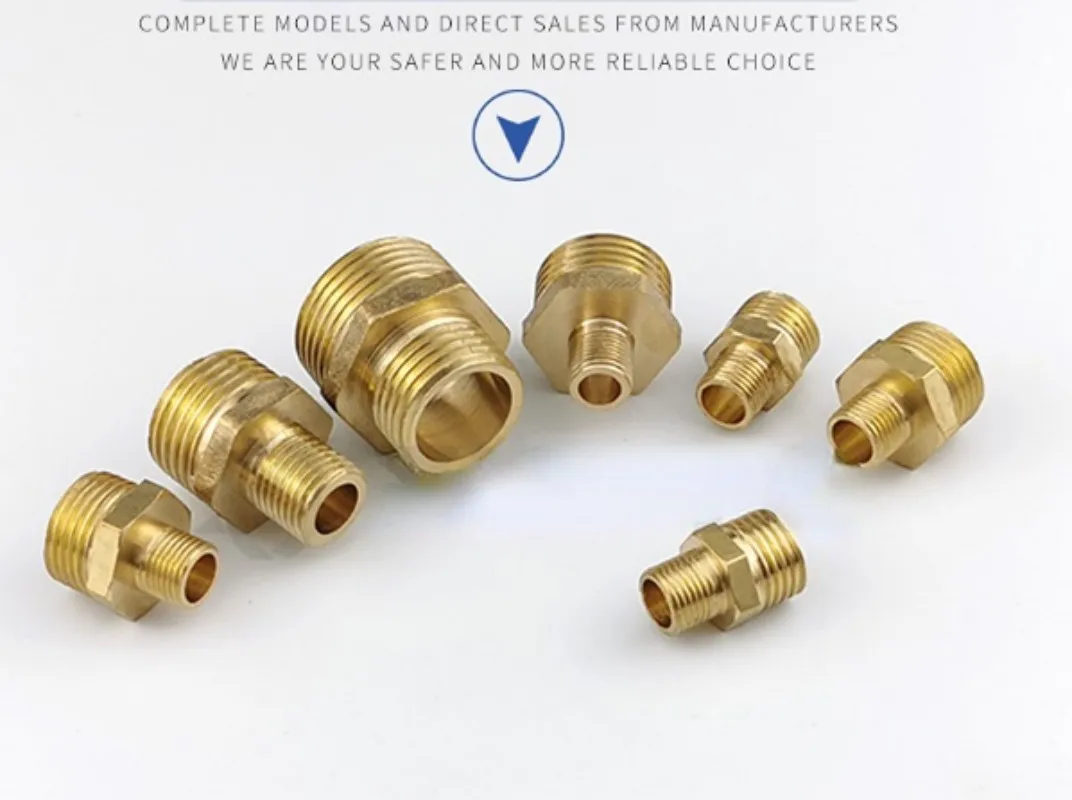 

Brass Hex Pipe FittingWW 1/8 1/4 3/8 1/2 3/4 1 inch Thread Copper Adapter Equal Coupler Connector Water Gas Plumbing Joint