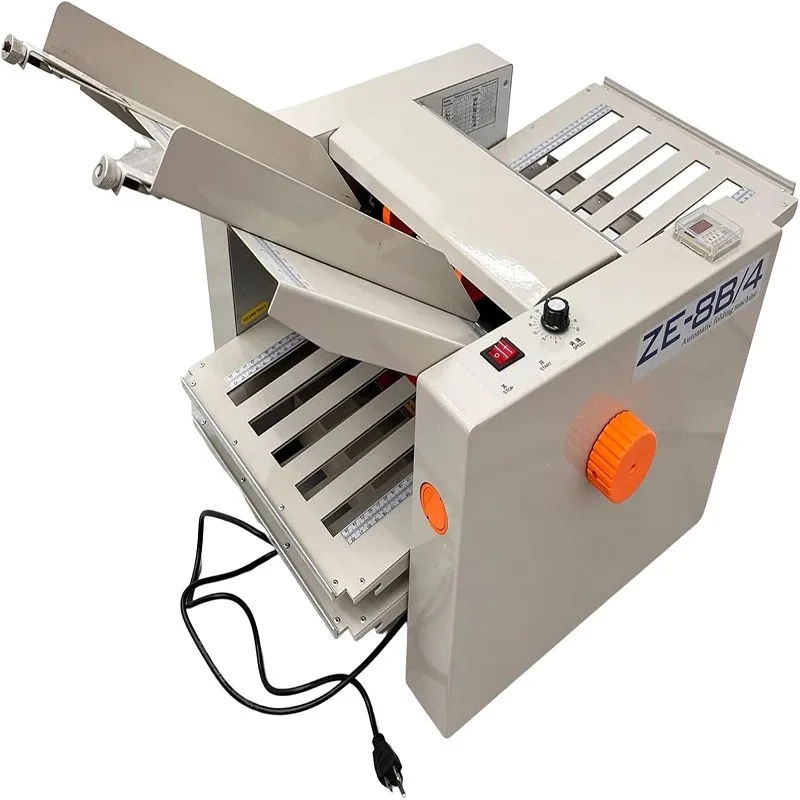 Automatic Paper Folding Machine Document Folding Origami Machine Adjustable Speed Office Paper Folder Manuals Letters
