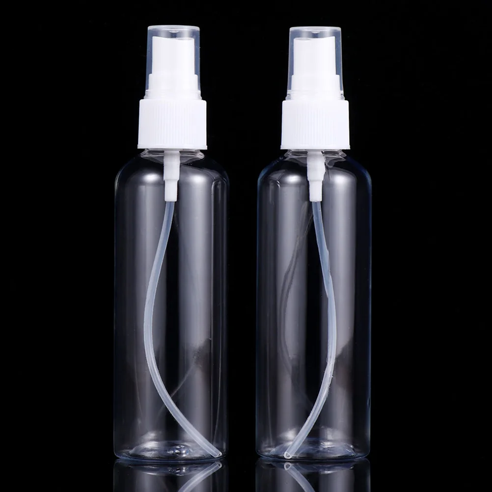 10 peças de plástico mini garrafa de armazenamento transparente suporte externo com 3 peças de funil (30ml) vazio recarregável