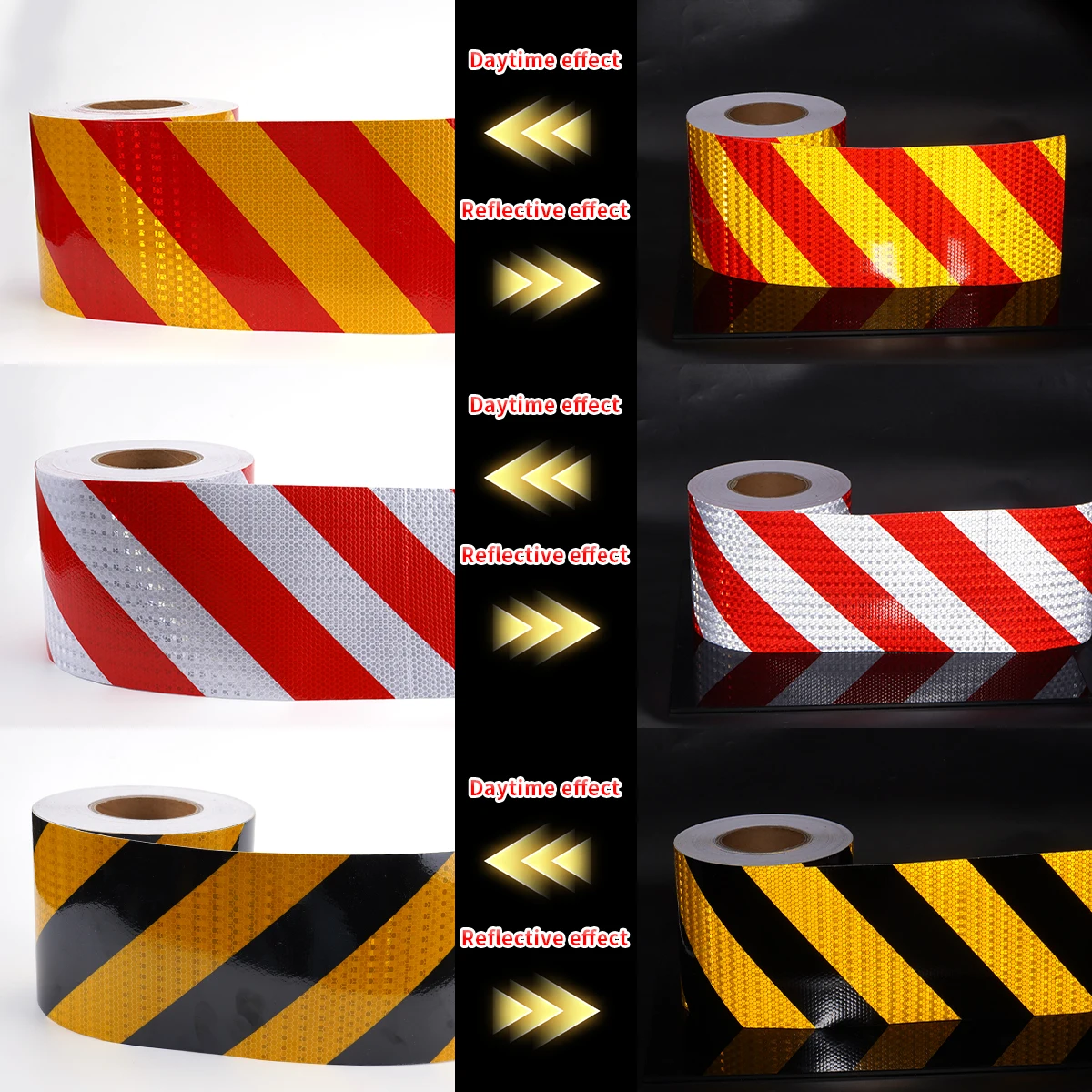 Twill Reflective Tape - High Visibility Reflectors Warning Mark For Truck Warning Safety for Truck