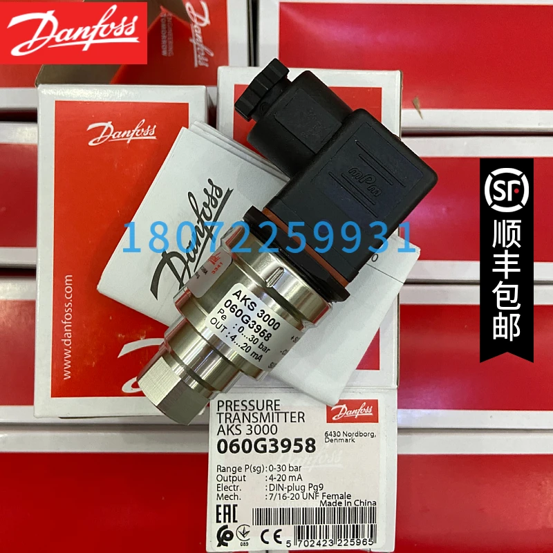 

AKS3000 060G3958 060G1067 060G1068 060G6519 Danfoss Pressure Sensor