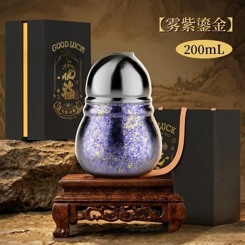 Pure titanium mini mini water cup, inside and out pure titanium insulated cup, high-looking, portable