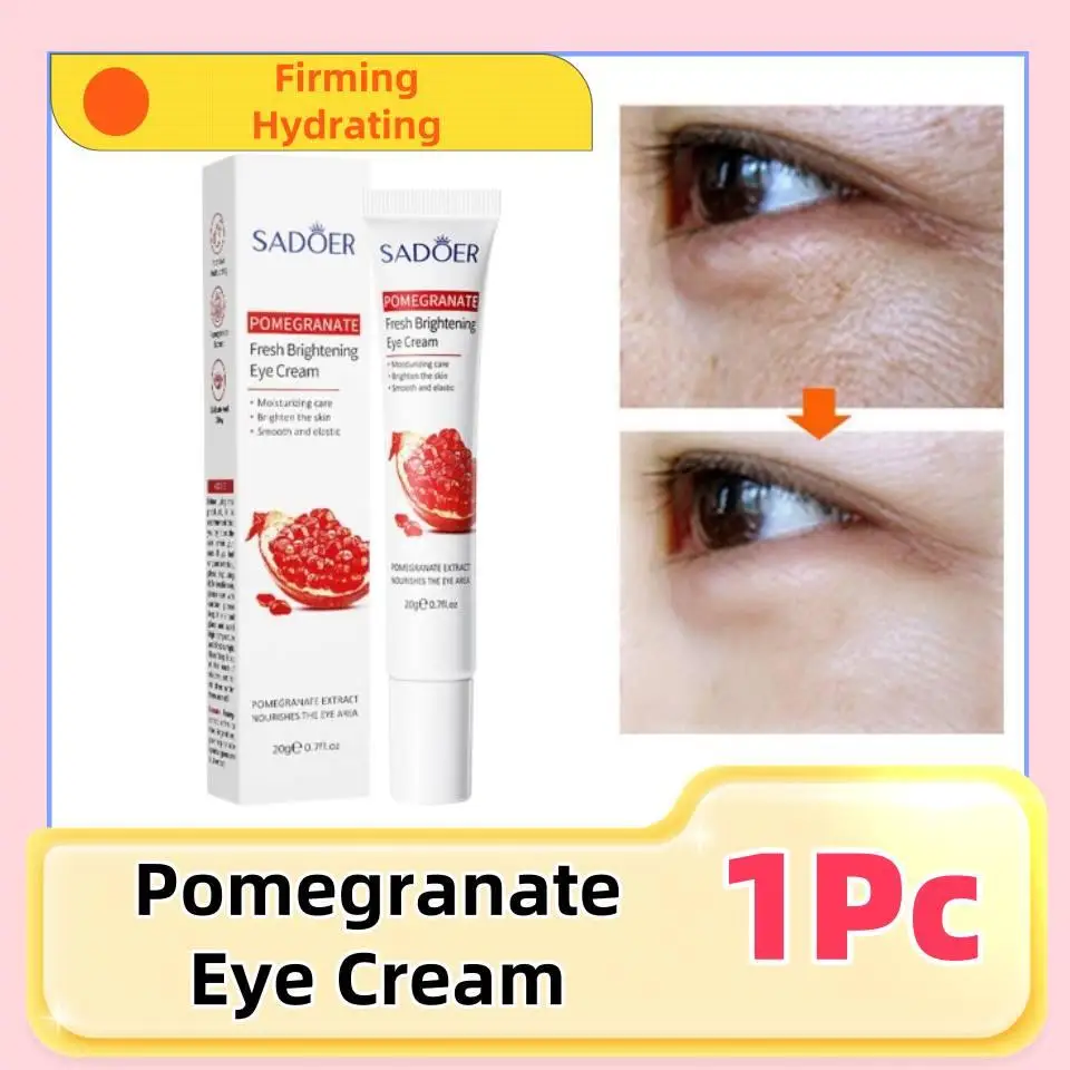 Pomegranate Eye Cream Firming Eye Cream Dark Circles Eye Lotion Anti-aging Fresh Hydrating Fade Eye Lines Beauty Eye Cream