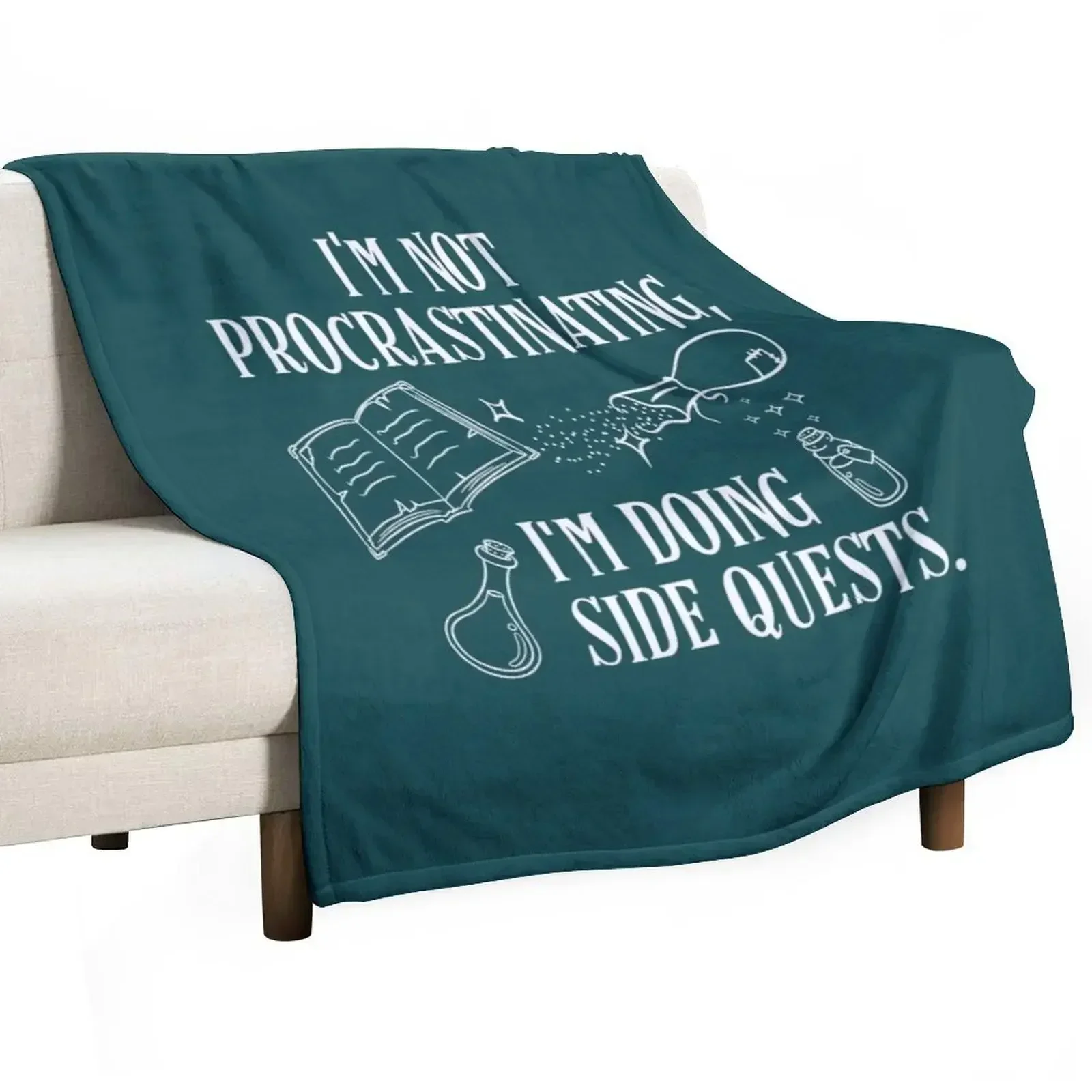 

Im not Procrastinating Throw Blanket Soft Plush Plaid Decorative Beds Blankets