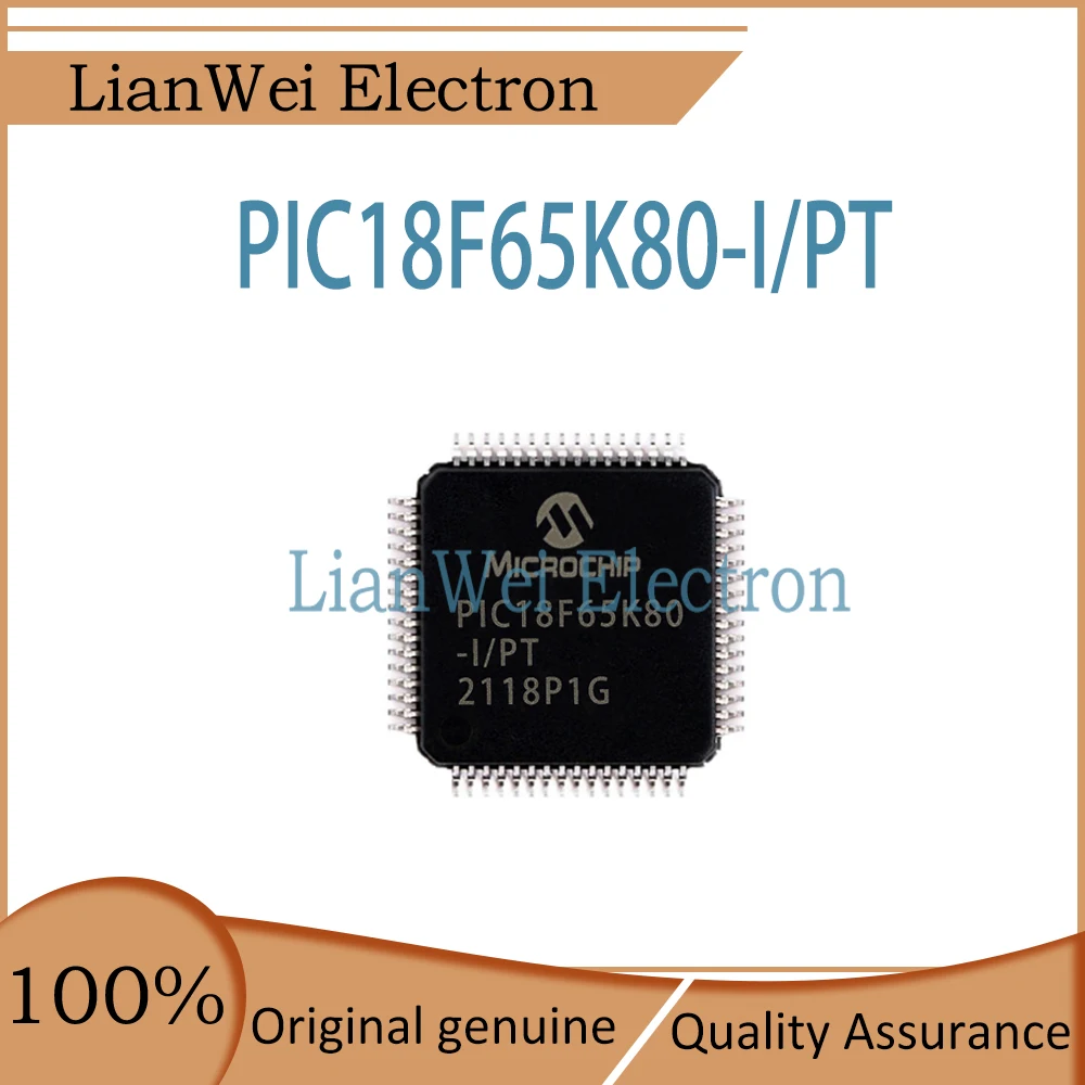 

PIC18F65K80 PIC18F65K80-I/PT IC MCU Chipset TQFP-64