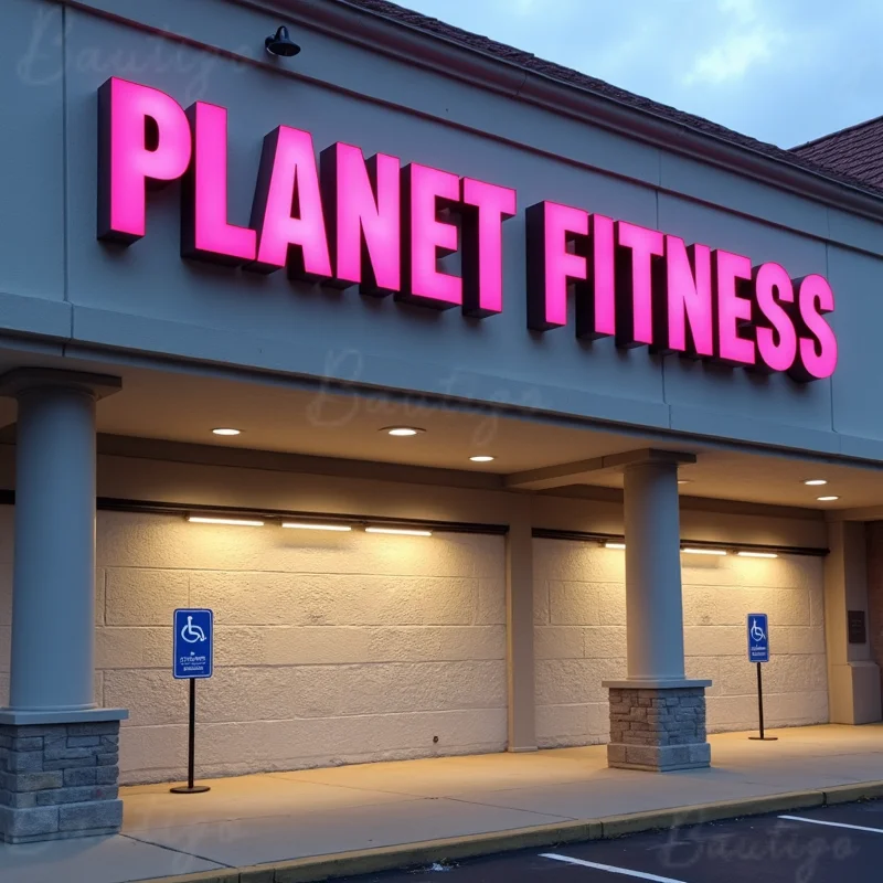 Custom Made 3D Metal Channel Letters For Storefront Outdoor Advertising Weatherproof Business Sign Suitable For Office