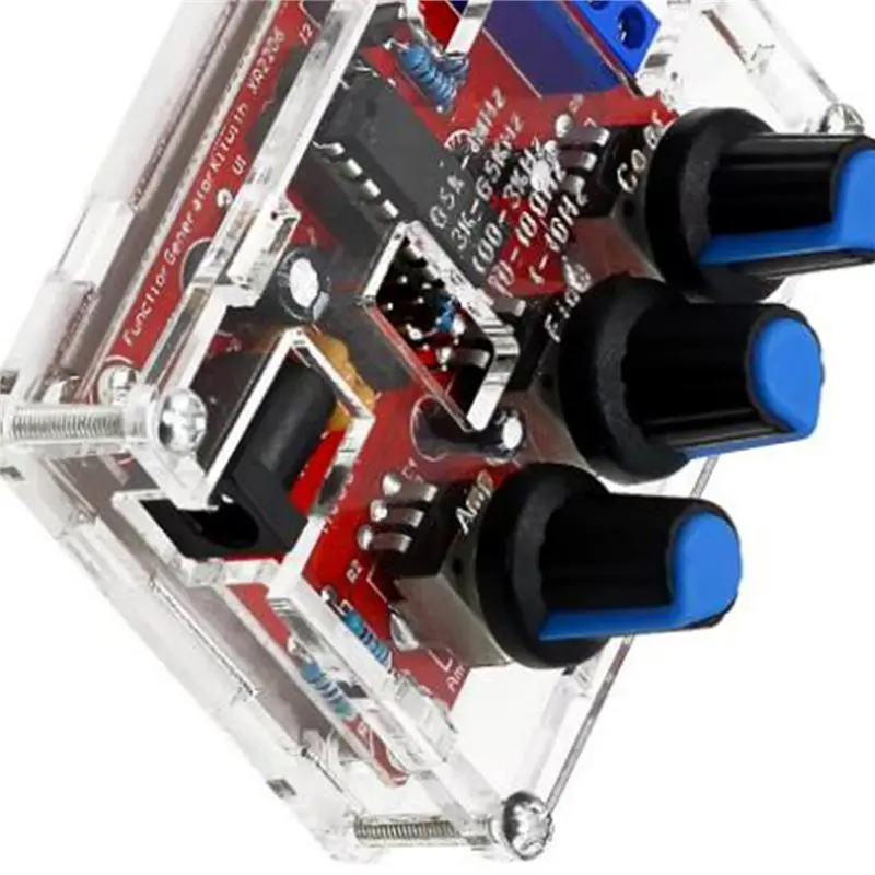 Homeshopping Function Signal Generator DIY Kit Sine/Triangle/Square Output 1Hz-1Mhz Signal Generator Adjustable Frequency
