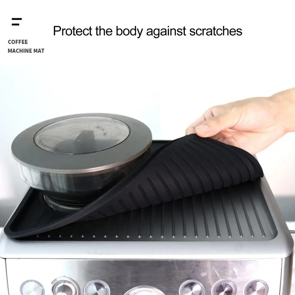 

Reusable Coffee Pad Food Grade Silicone Espresso Machine Accessories for Breville 870/880 Anti-scratch Coffee Storage Mat