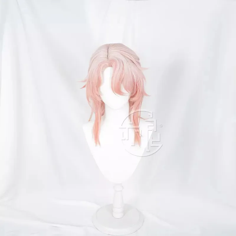 Jiaoqiu Cosplay Wig Ears Headwear Honkai Star Rail 45CM Long Hair  Women Men Halloween Outfit Role Play Prop