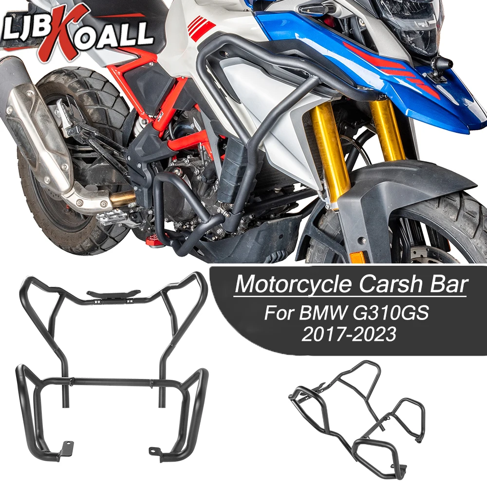 G310GS Motorcycle Upper Lower Crash Bar Engine Guard Frame Bumper Protector Set For BMW G310 GS G 310GS 2017-2023 2022 2021 2020