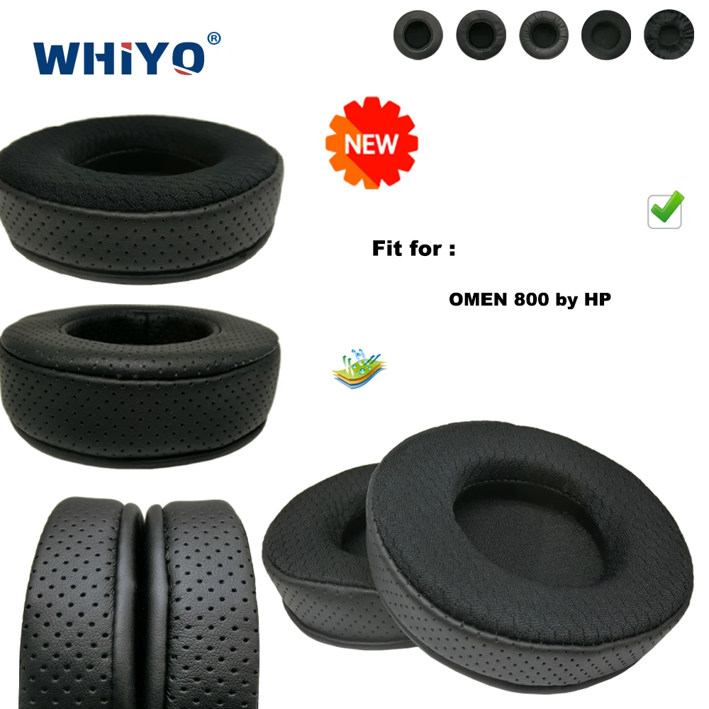 

Replacement Ear Pads for OMEN 800 by HP Headset Parts Leather Cushion Velvet Earmuff Headset Sleeve Cover