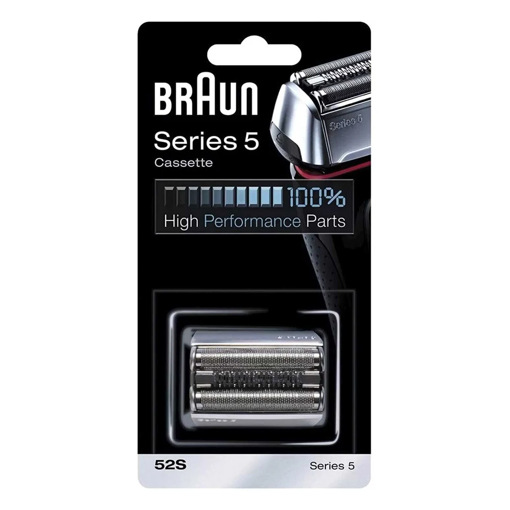 Pacchetto combinato Braun 52S per rasoio serie 5 testina di rasatura sostitutiva cassette