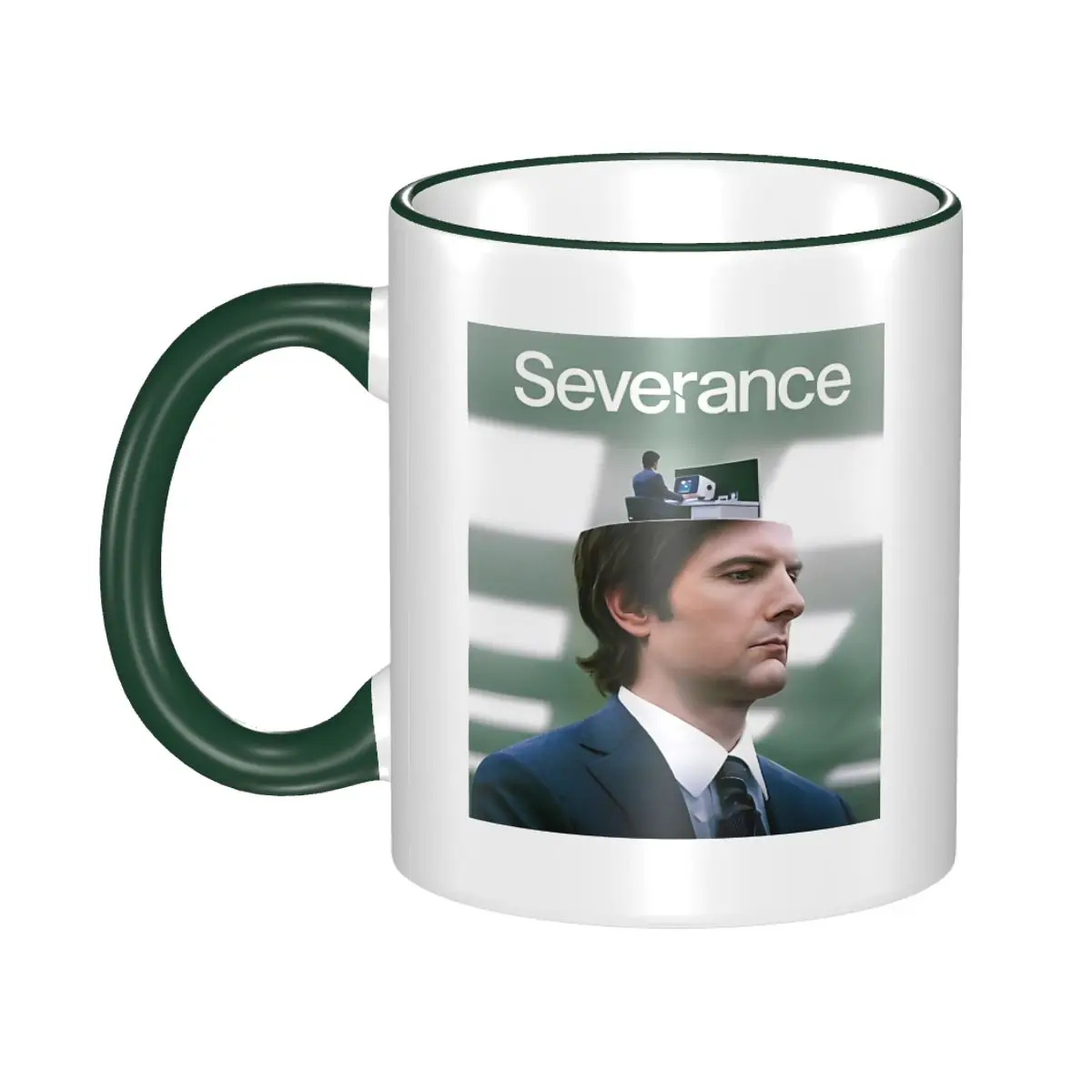 Severance Mark Coffee Mugs Novelty Cup For Bedroom