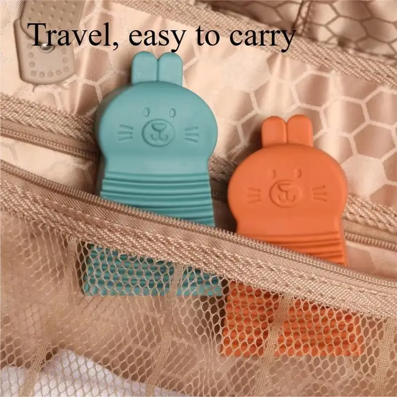 New Portable Rabbit Laundry Scrub Brush Hand-held Small Laundry Board Household Small Laundry Assistant Lazy Laundry Brush