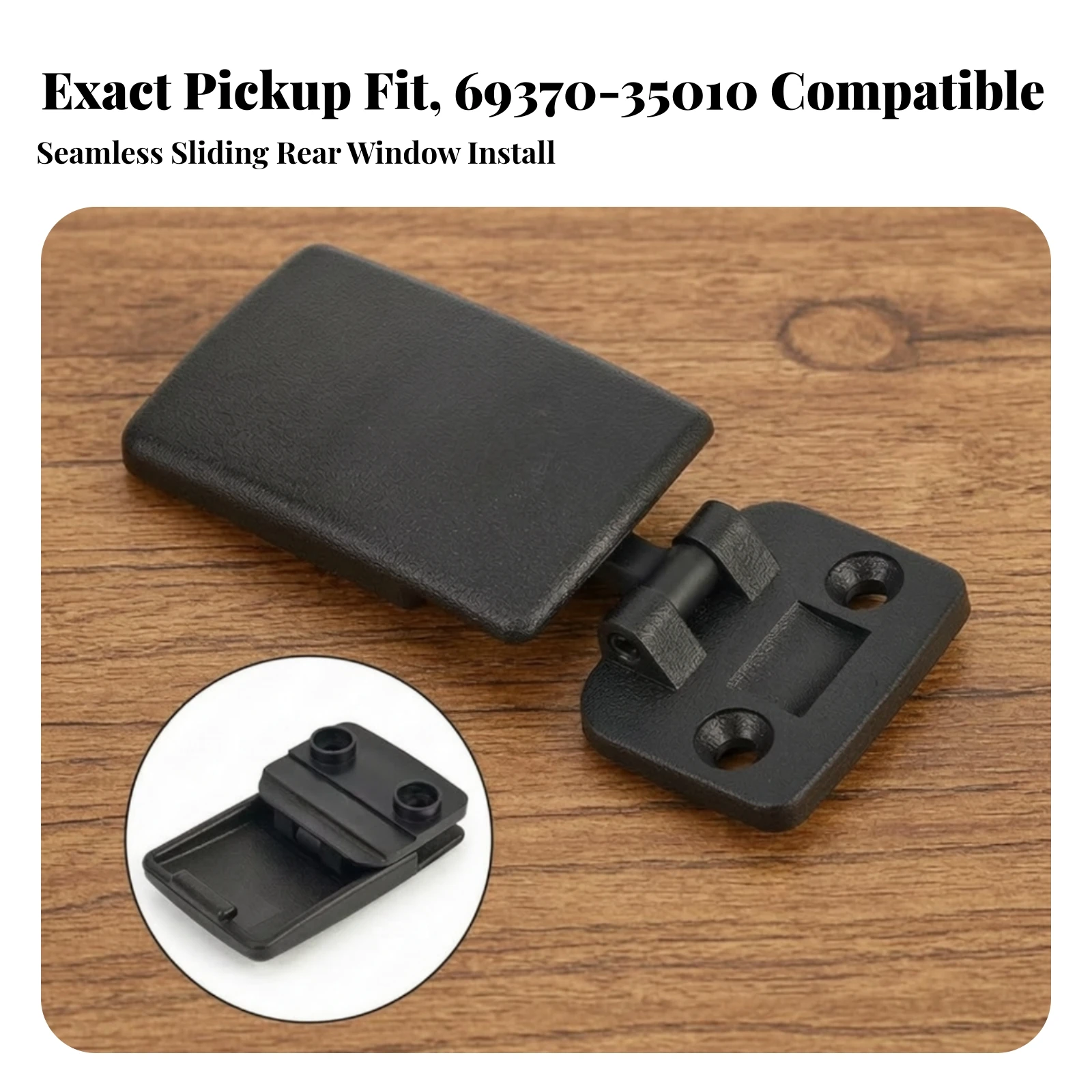 Rear Sliding Window Latch Easy to Install Sliding Window Lock with Hinged Cover Hardware Corrosion Resistant Compact