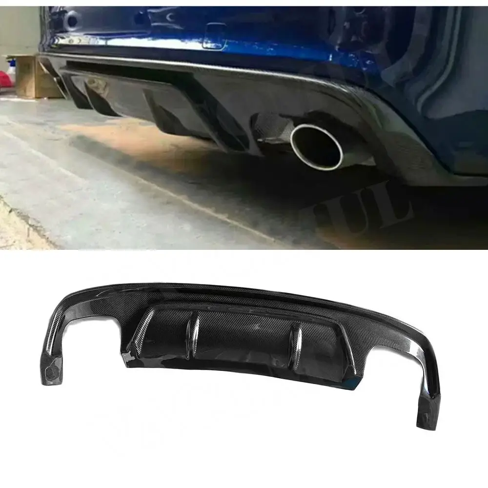 

VACOMUL For Audi A5 Sline S5 Sport Sedan 2008-2011 Not Standard Carbon Fiber Rear Lip Spoiler Splitter Bumper Guard Spoiler