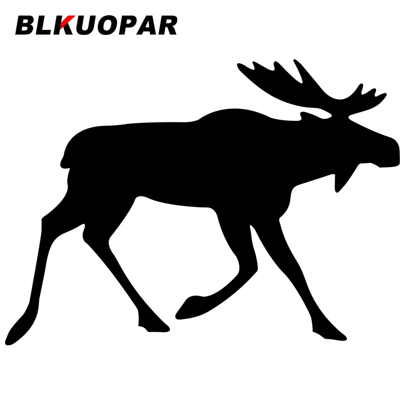

BLKUOPAR For Deer Decals Sunscreen Vinyl Car Stickers Fashionable Bumper DIY Goods Refrigerator Air Conditioner Waterproof