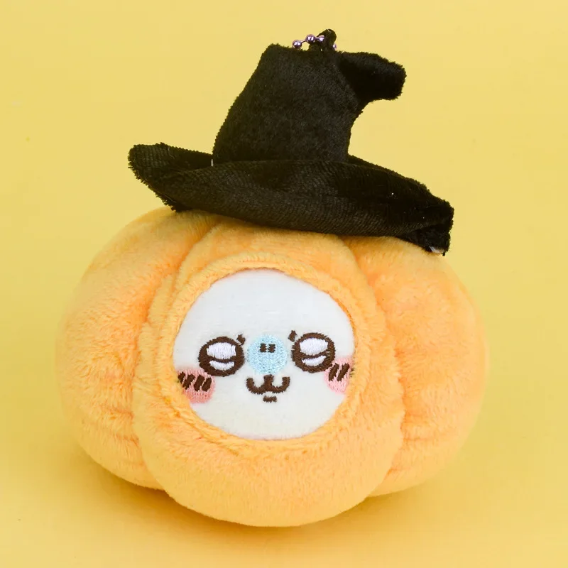 Chiikawa magia escura parque diversões série halloween usagi brinquedo de pelúcia pingente, Cartoon Momonga bonito aniversário Keychain