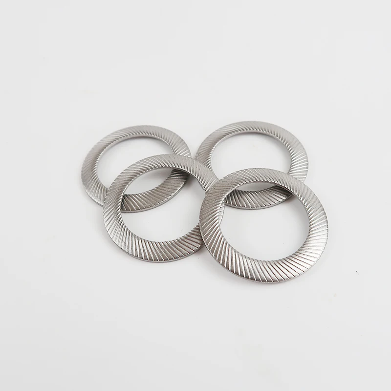 M2.5 M3 M4 M5 M6 M8 M10 M12 M14 M16 DIN9250 A2-70 304 Stainless Steel Disc Spring Serrated Lock Washer Knurled Elastic Gasket