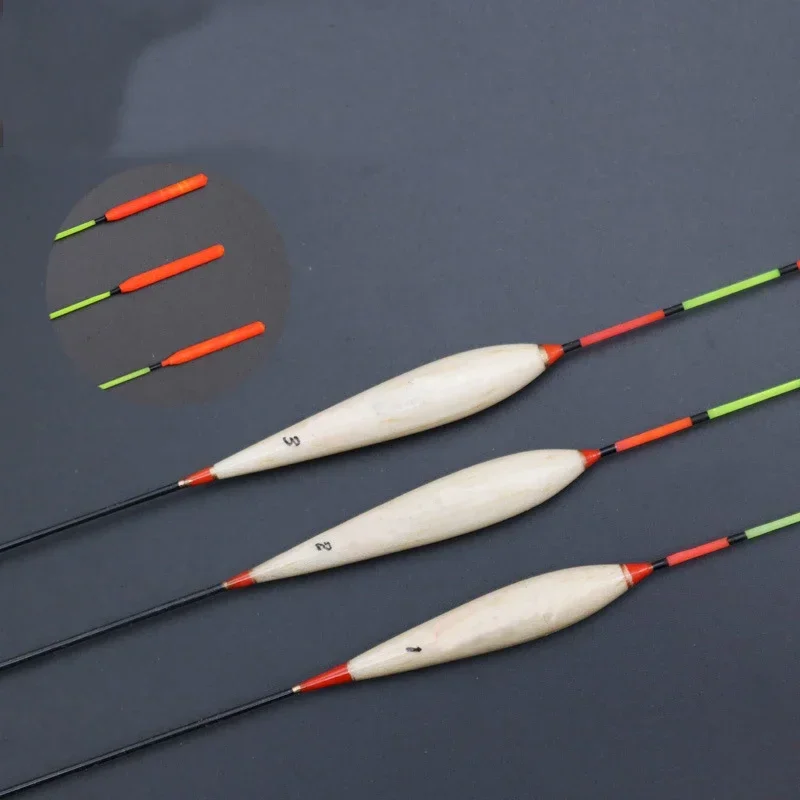 3pcs/lot 25cm-26cm Fishing Float Balsa Wood Material Flotador Pesca Bobbers Carp Fishing Peche Float Fishing Tackles Accessories