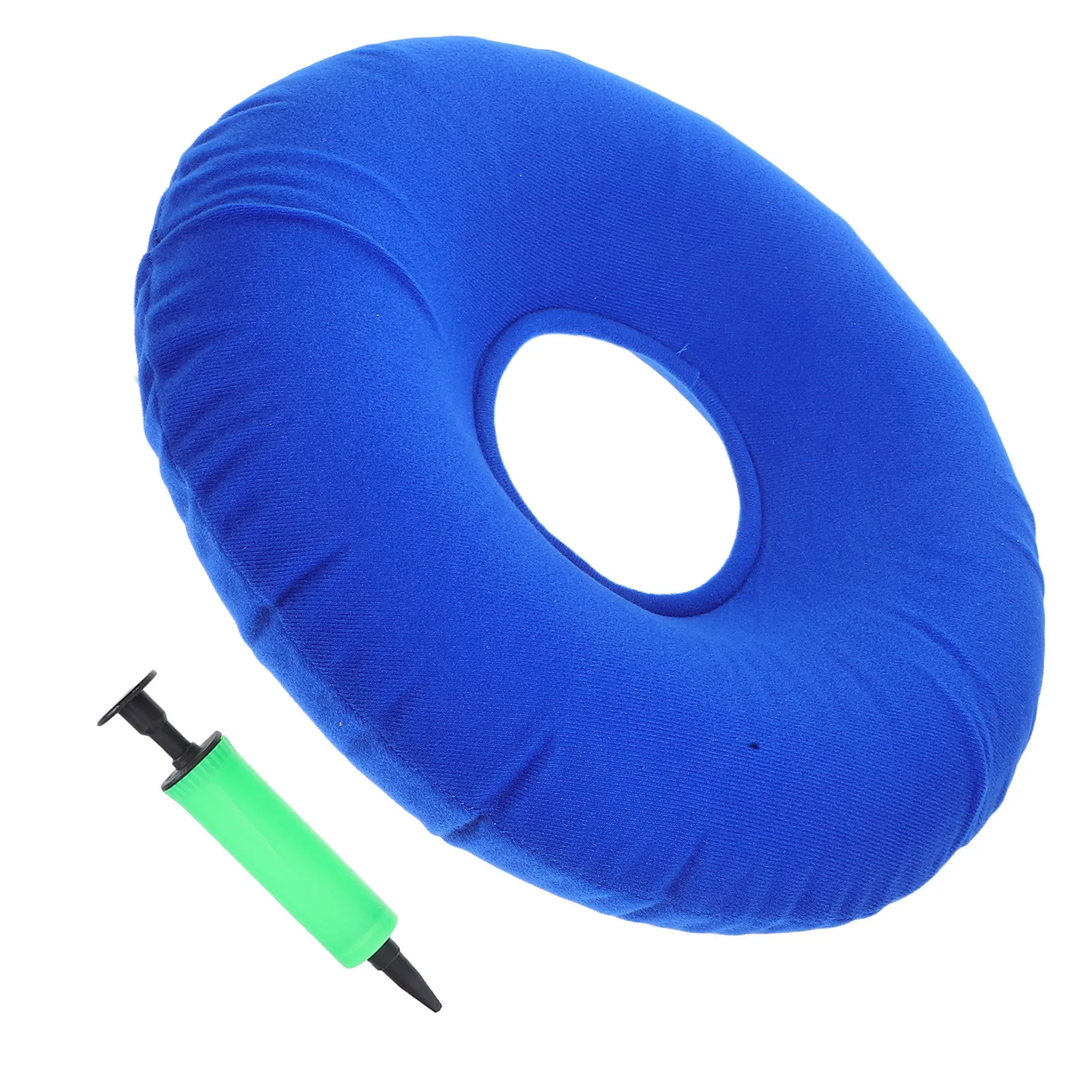 

Надувная подушка-пончик для сидения, портативная, для облегчения боли при геморрое и боли в копчике, с насосом для легкого надувания