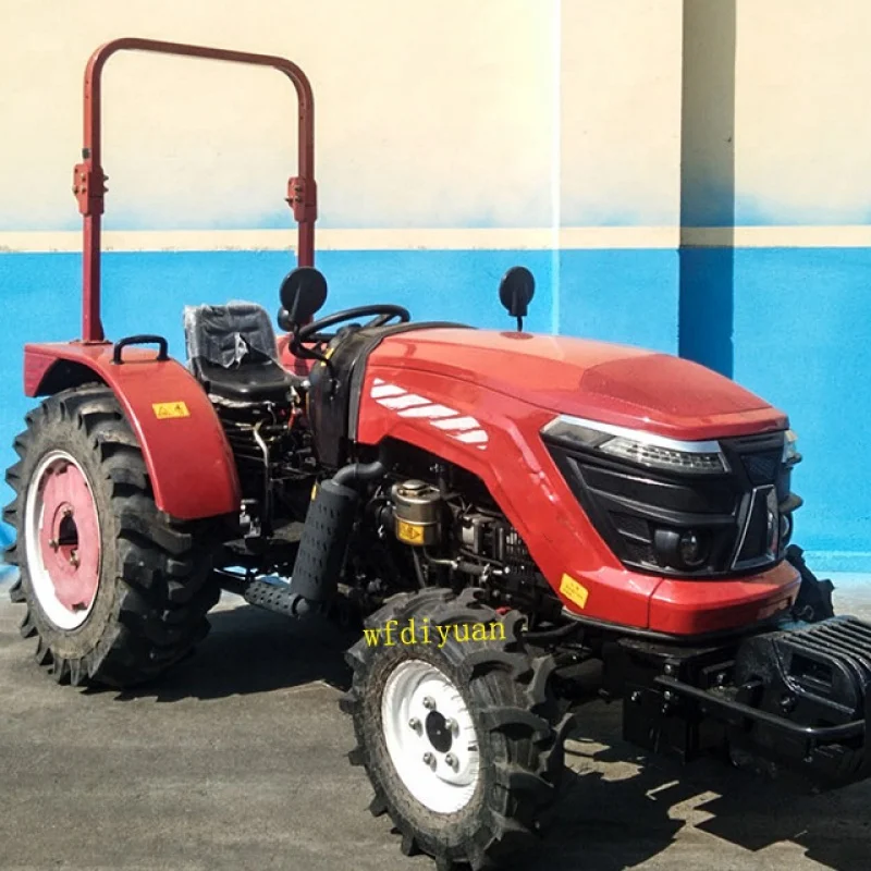 Tractor agrícola compacto 4x4 Mini 4wd, 50HP, 60HP, 70HP, 80HP, 90HP, fabricado en China