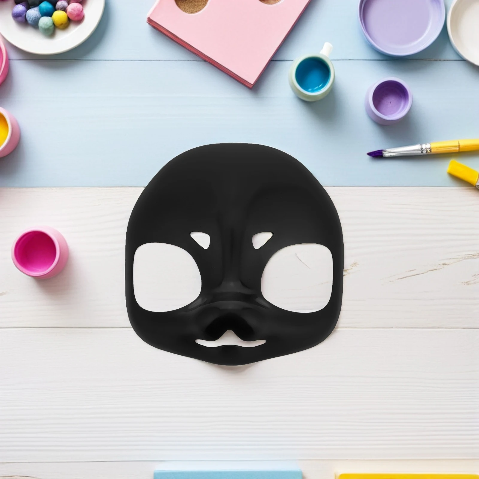 

2pcs Blank Animal Skull Fursuit Mask Unpainted White Lightweight Head Base For Diy Halloween Costume Party Masquerade Animal