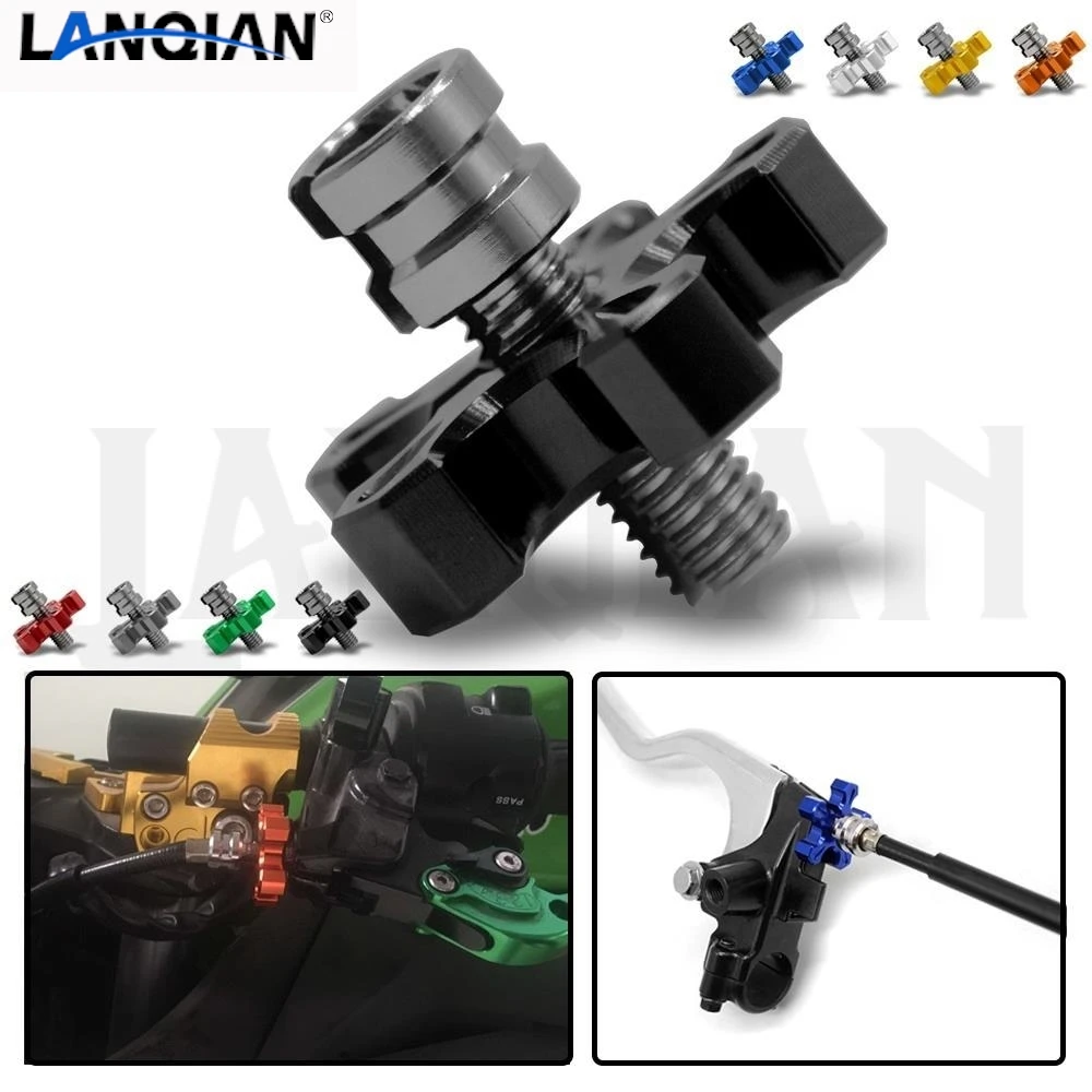 

Motorcycles Accessories For KAWASAKI ZX6R/636 H2 / H2R ZZR/ZX1400 S VeRsion ZX10R M10 M8 * 1.25 CNC Clutch Wire Adjustment Cable