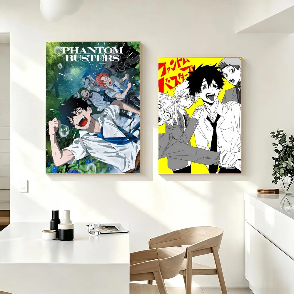 Manga Phantom Busters Poster Poster HD Printing Fresh Elegant Style Wall Art Home Decor For Living Room Bedroom Gift
