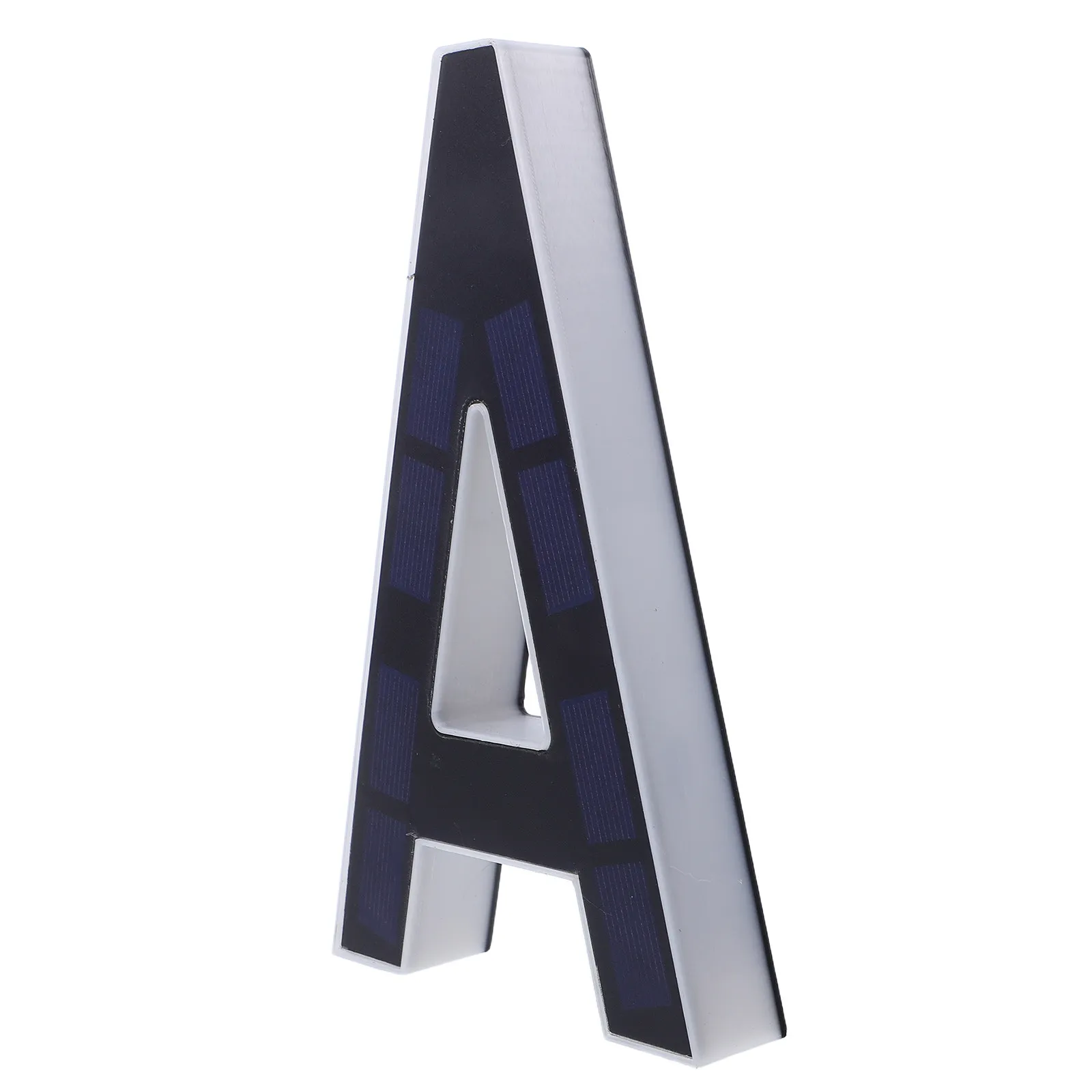 Solar Number Numbers Vertical Backlit Illuminated Address Plaque for outside Door Sign
