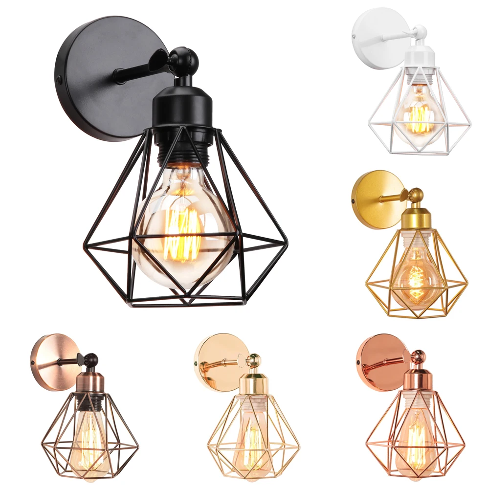 

Vintage Industrial Wall Light Shade Wall Lamp Retro Loft Wall Sconce Cafe Bar Indoor Lighting Living Room Home Decor wandlamp
