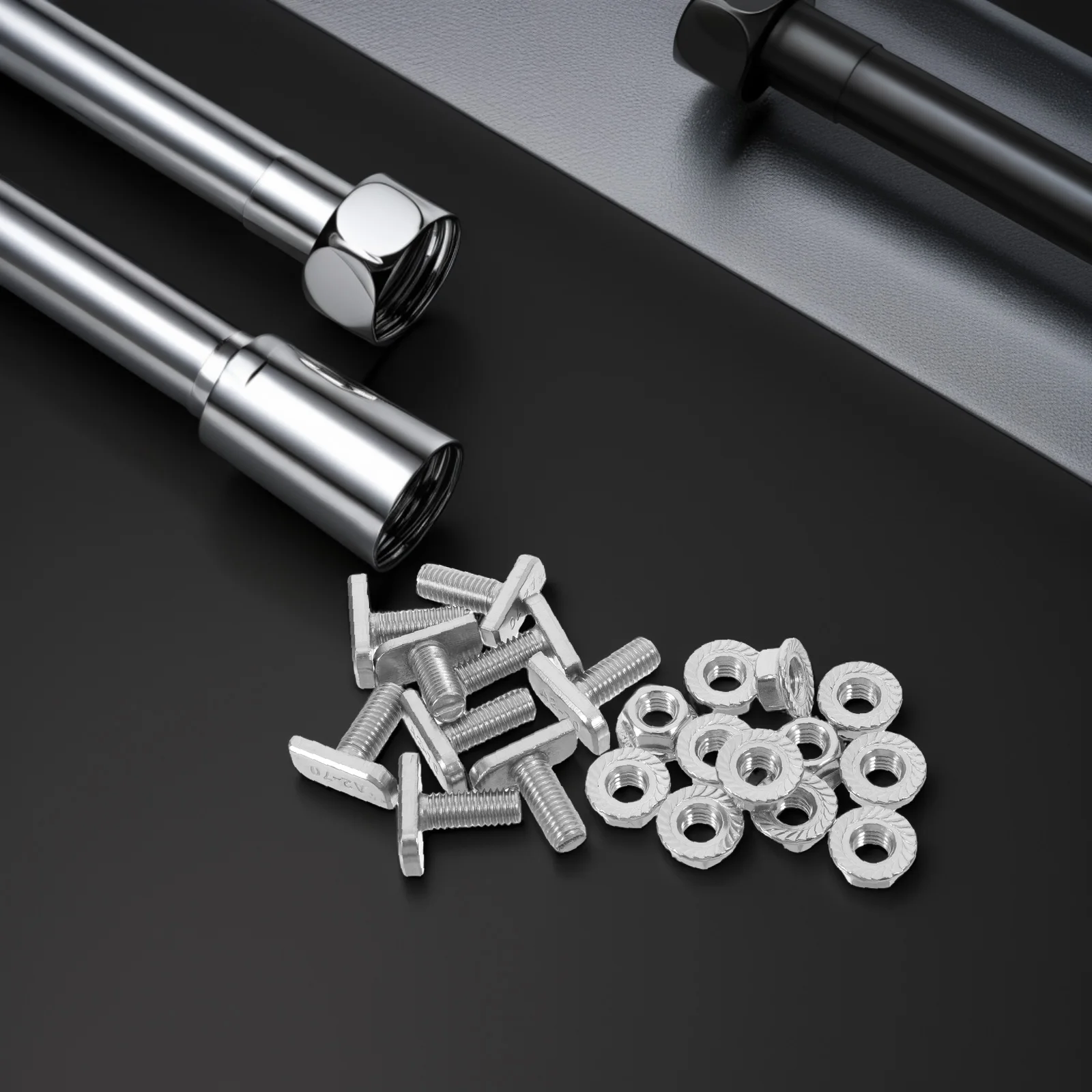 

Stainless Steel Hammer Head Bolts Tooth Nut Screws Locking Screw Set With Flange Hexagon Drive Spring Lock Washers