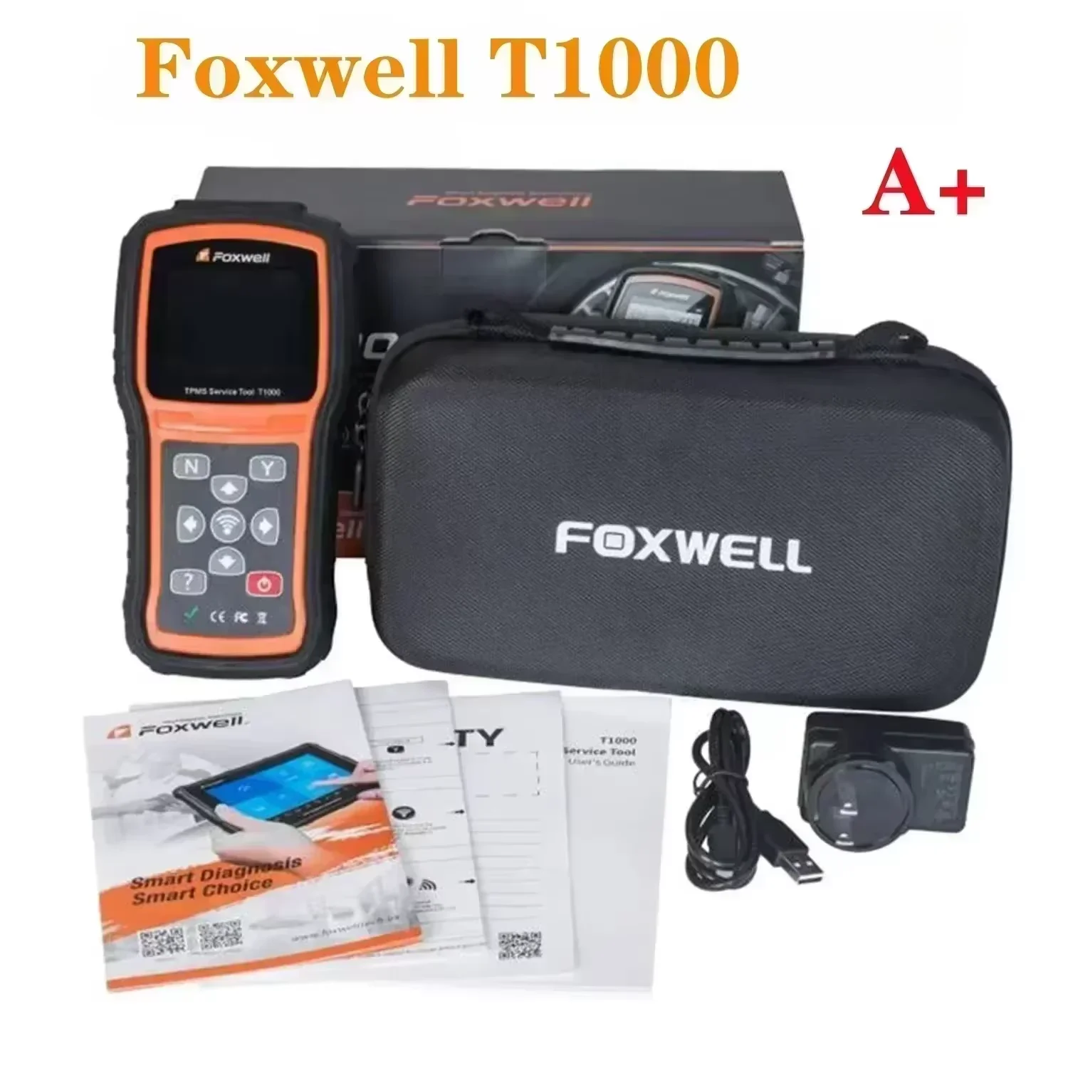 New+ Foxwell T1000 TPMS Sensors Programming Diagnostic Tool Magnet TPM Sensor Lifetime Free  Online Replace Foxwell NT1001 NT650