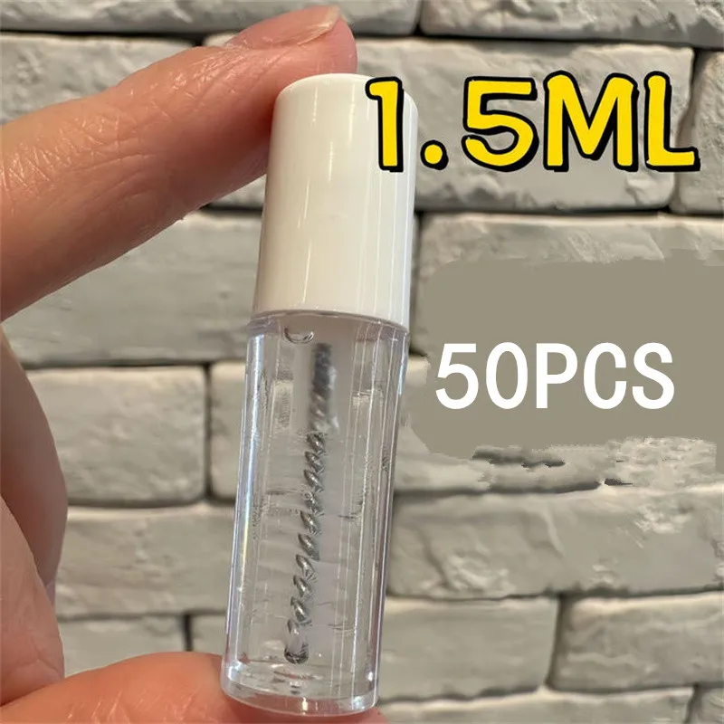 1/5/10/50PCS 1.5ML Waterproof Styling Gel Lash Brush Eyelash