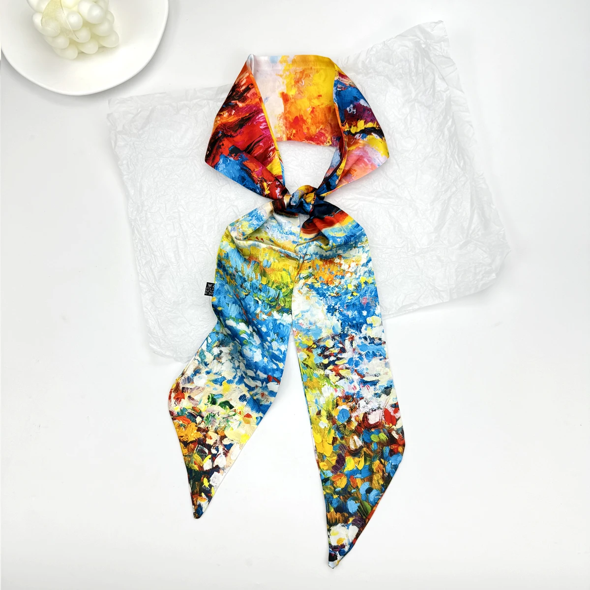 Yeni Kurdele İpek Uzun Atkı Ka - Silk Tie Woven incelemesi ve fiyatı