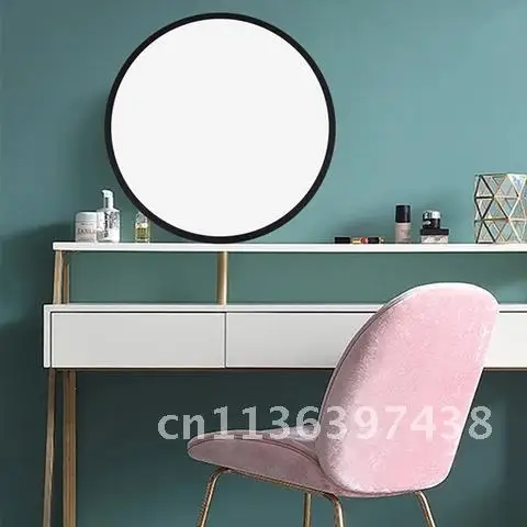 

25cm Moon Round Cosmetic Mirror Makeup Mirror with Night Lamp LED Night Light Bedroom Makeup Supplies