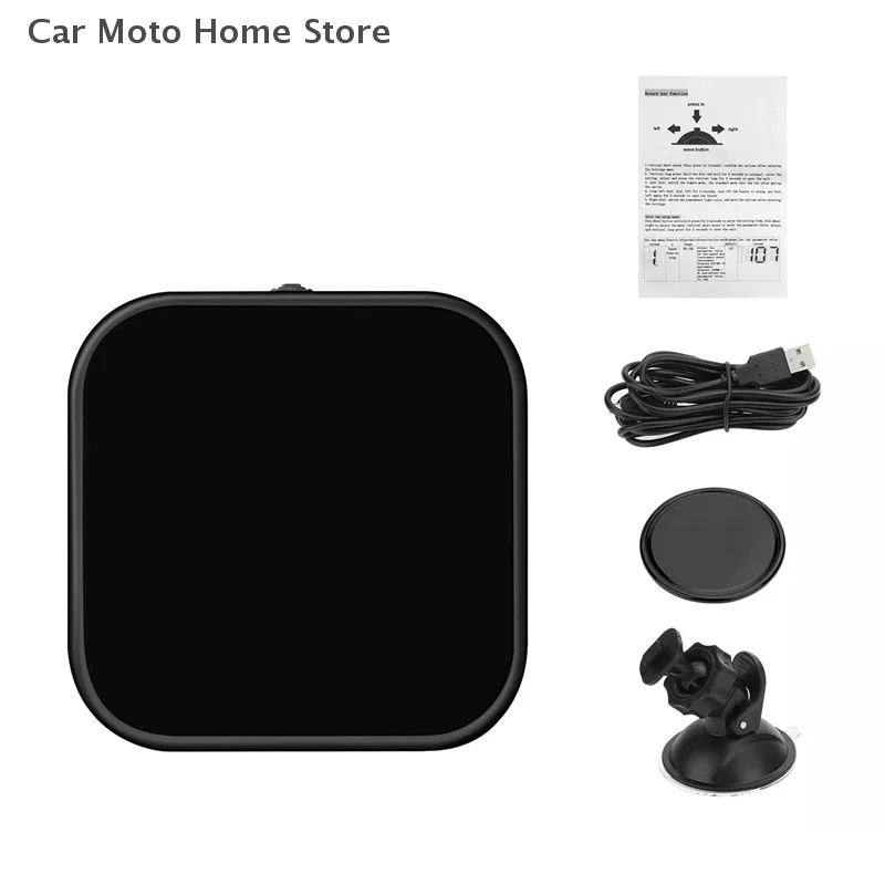 Velocímetro con pantalla frontal para coche, Mini velocímetro alimentado por USB de 2,5 pulgadas con brújula GPS, alarma de exceso de velocidad G4S, LED, recordatorio de fatiga y conducción HUD