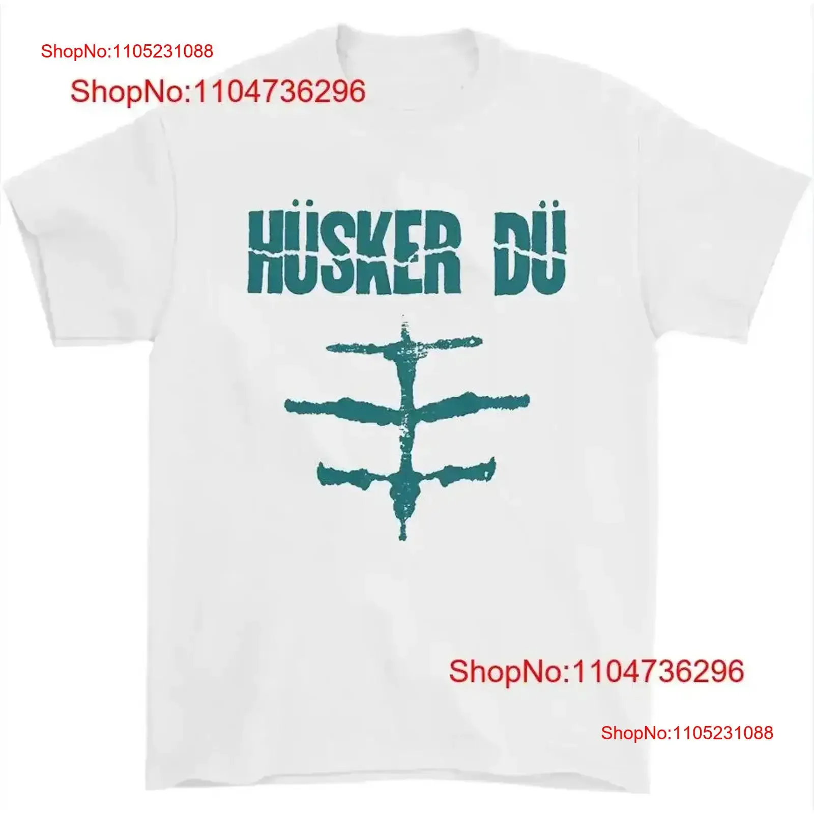 

Husker Du Band Basic White T Shirt Full Size S 5XL SS383 vintage Washed Versatile Stretched designer clothes Casual vintage