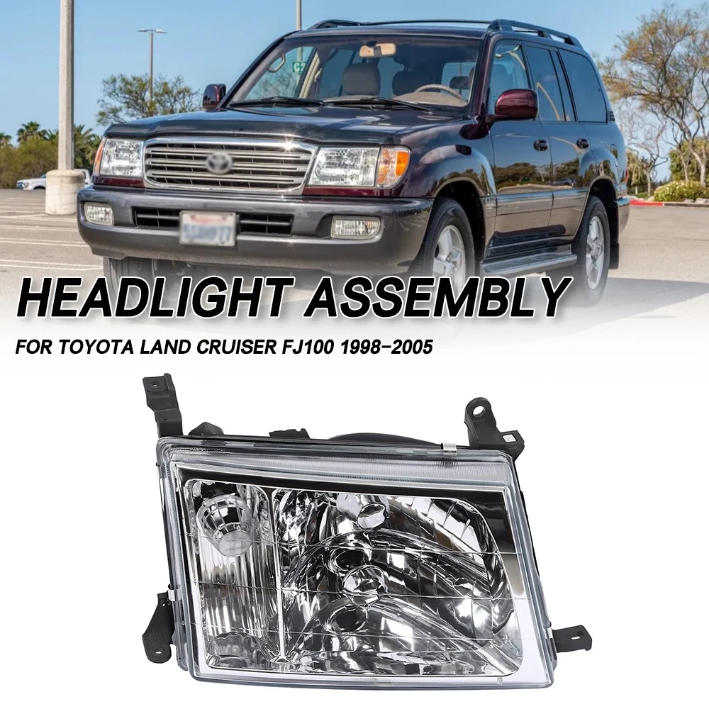 

Для Toyota Land Cruiser FJ100 1998-2005 годов выпуска, левая/правая передняя фара в бампере