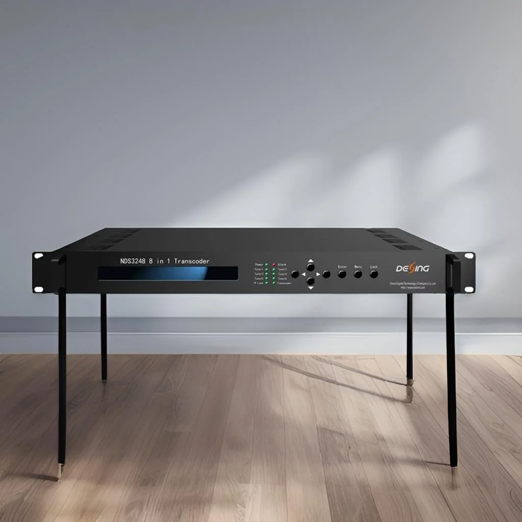 8-in-1 Bidirectional Transcoder TV Signal Decoder,Audio Video Decoder, (from ASI/IP input to MPTS and SPTS output),