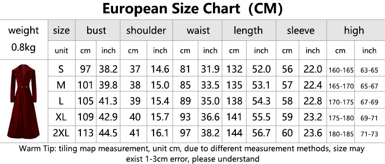 Długi, elegancki płaszcz damski Premium Medieval o dopasowanym kroju