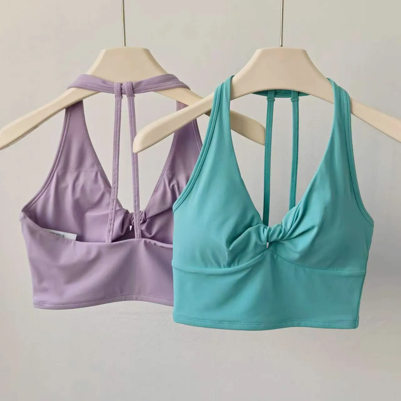 Women's Longline Strappy Sports Yoga Bra Vest Fitness Tank Top Open Back Gym Running Workout Halter Beautiful Sports Bra