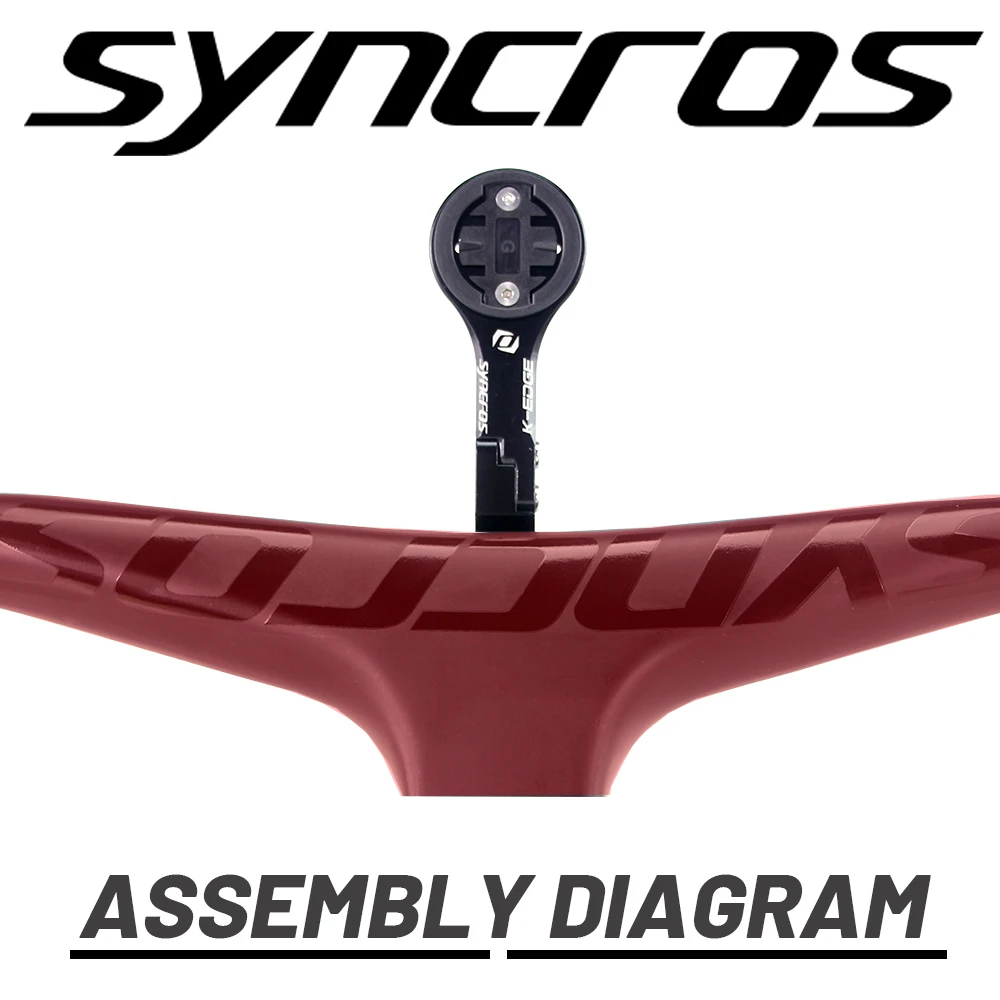 SYNCROS-Support de chronomètre de vélo à angle réglable, Garmin, Bryton, Wahoo, Cat Eye, support d'ordinateur de vélo léger